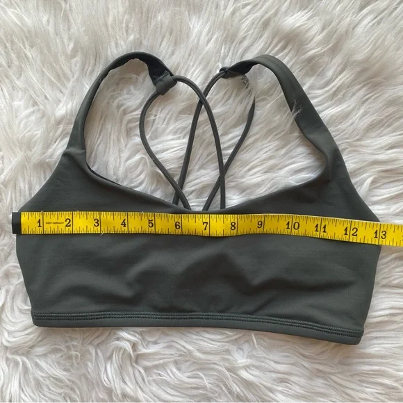 Lululemon Free to Be Bra Women’s Size 6 Camo Olive Forest Green - Picture 3 of 9